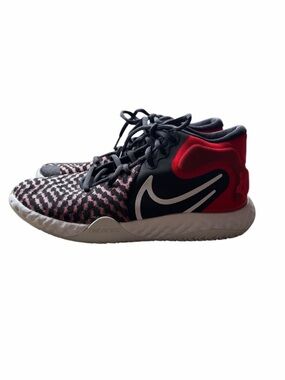 Nike KD Trey Youth Basketball Shoes Black & Red Athletic Mid Too Sneaker Sz 6Y